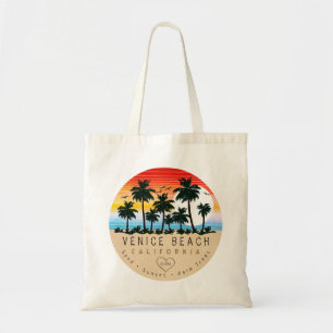 Venice Beach California Retro Palmen Souvenir Tragetasche