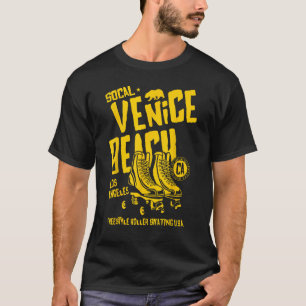 Venice Beach California Retro Roller Skate 8 T-Shirt