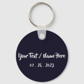 Venice Beach California Retro Sunset Souvenirs 60e Schlüsselanhänger (Rückseite)