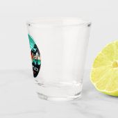 Venice Beach California Retro Sunset Souvenirs 60e Schnapsglas (Rechts)