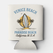 Venice Beach California Retro Surf Design Dosenkühler (Rückseite)