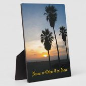 Venice Beach California Sunset Fotoplatte (Seite)