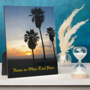 Venice Beach California Sunset Fotoplatte