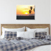 Venice Beach California Sunset Leinwanddruck (Insitu (Schlafzimmer))
