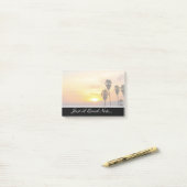 Venice Beach California Sunset Post-it Notes Klebezettel (Auf Schreibtisch)
