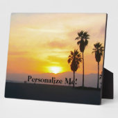 Venice Beach California Sunset Souvenir Fotoplatte (Seite)