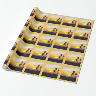 Venice Beach California Sunset Souvenir Geschenkpapier