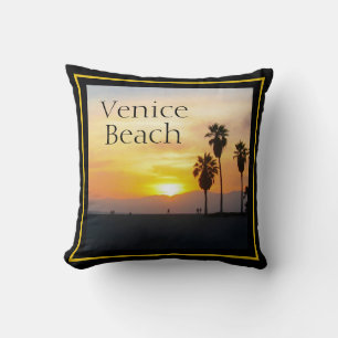 Venice Beach California Sunset Souvenir Throw Pill Kissen