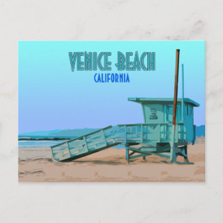 Venice Beach California Vintag Postkarte