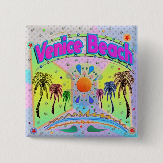 Venice Beach Calm Desire Button (Vorderseite)