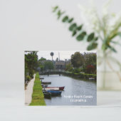 Venice Beach Canals Postcard! Postkarte (Stehend Vorderseite)