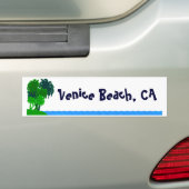 Venice Beach Custom Palm Tree Bumper Sticker Autoaufkleber (Auf Auto)