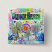 Venice Beach Deep Dream Button (Vorderseite)