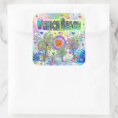 Venice Beach Deep Dream Sticker (Tasche)