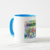 Venice Beach Deep Dream Tasse (Vorderseite Links)