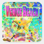 Venice Beach Epoch Hour Sticker (Vorderseite)