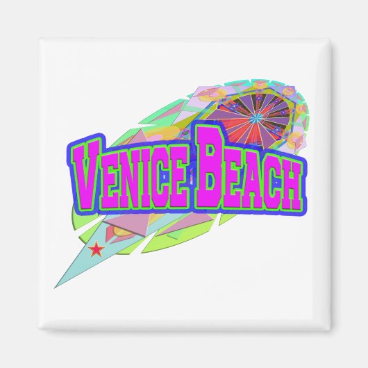 "Venice Beach" Future Magnet (Vorne)
