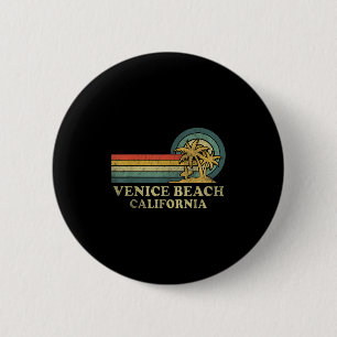 Venice Beach Kalifornien Familienurlaub Vintage Pa Button