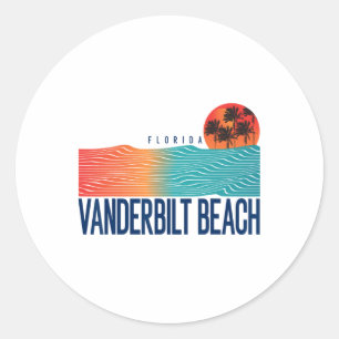 Venice Beach Kalifornien Männer Surfen Frauen Runder Aufkleber