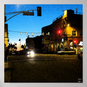Venice Beach, Kalifornien Poster
