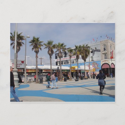 Venice Beach, Kalifornien Postkarte (Vorderseite)