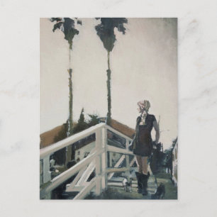 Venice Beach Kanäle Nachmittag Spaziergang Postkar Postkarte