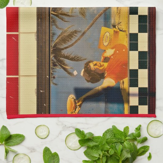 VENICE BEACH KITSCH Handtuch (Gefaltet)