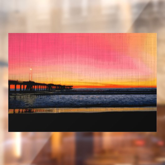 Venice Beach, Los Angeles, CA, USA, H SS Fensteraufkleber (Blatt 2)