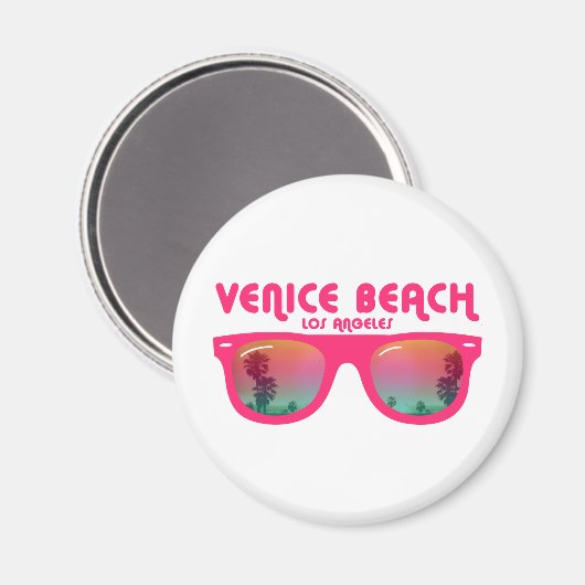 Venice Beach Los Angeles Magnet (Vorderseite/Rückseite)