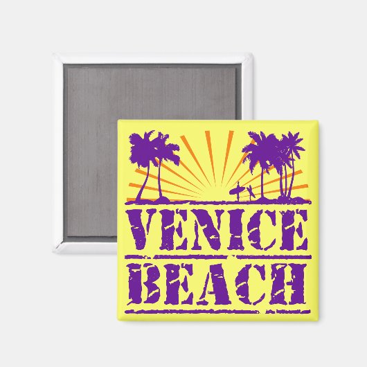 Venice Beach Magnet (Vorderseite/Rückseite)