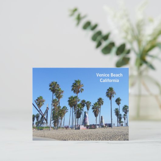 Venice Beach Postcard! Postkarte (Stehend Vorderseite)