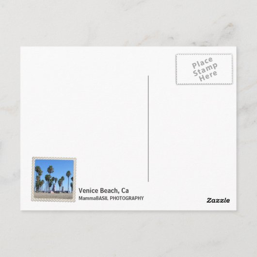 Venice Beach Postcard! Postkarte (Rückseite)
