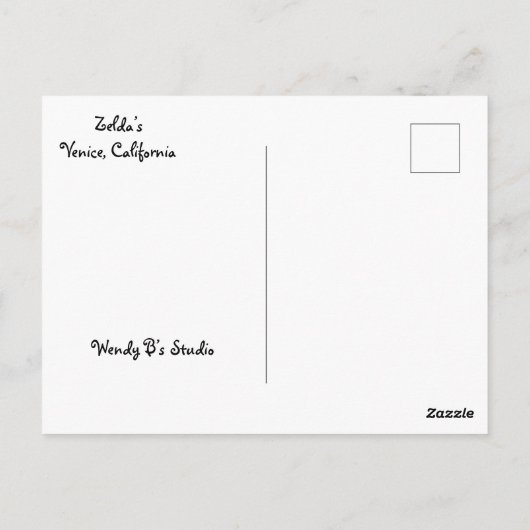 Venice Beach Postkarte (Rückseite)