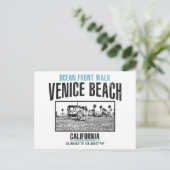 Venice Beach Postkarte (Stehend Vorderseite)