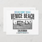 Venice Beach Postkarte (Vorne/Hinten)