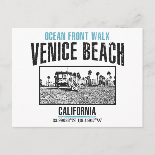 Venice Beach Postkarte (Vorderseite)