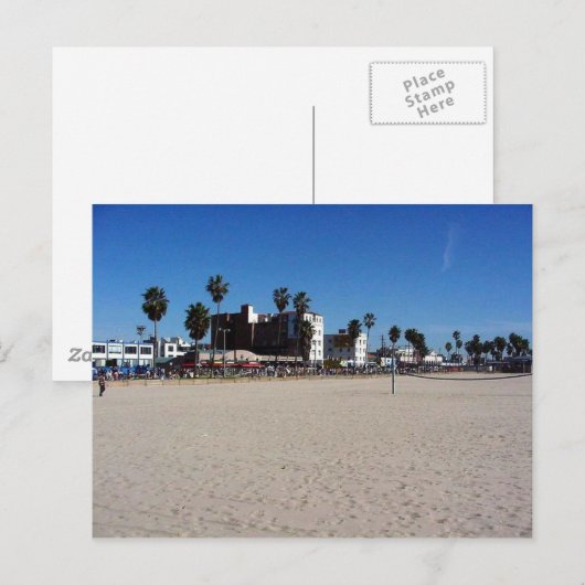 Venice Beach Postkarte (Vorne/Hinten)