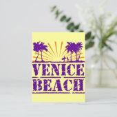 Venice Beach Postkarte (Stehend Vorderseite)