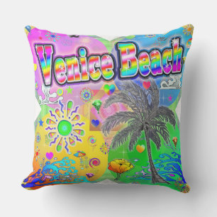 Venice Beach Quadro Seasons Pillow Kissen