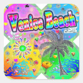Venice Beach Quadro Seasons Sticker (Vorderseite)