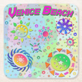 Venice Beach Seven Suns & Energy Untersetzer (Vorderseite)
