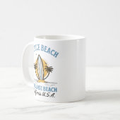 Venice Beach Skyline – LA Coastal Paradise Kaffeetasse (Vorderseite Links)