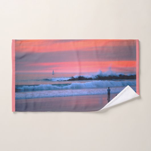 Venice Beach Sunset Handtuch (Handtuch)