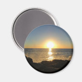 Venice Beach Sunset Magnet (Vorderseite/Rückseite)