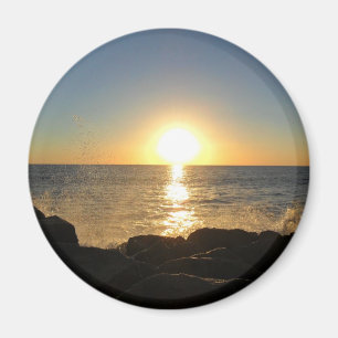 Venice Beach Sunset Magnet