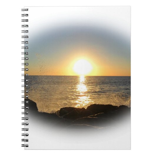 Venice Beach Sunset Notizblock (Vorderseite)