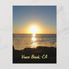 Venice Beach Sunset Postkarte