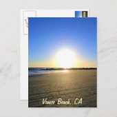 Venice Beach Sunset Postkarte (Vorne/Hinten)