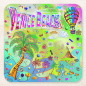 Venice Beach Timeless Melody Untersetzer (Vorderseite)