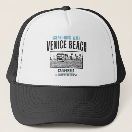 Venice Beach Truckerkappe (Vorderseite)